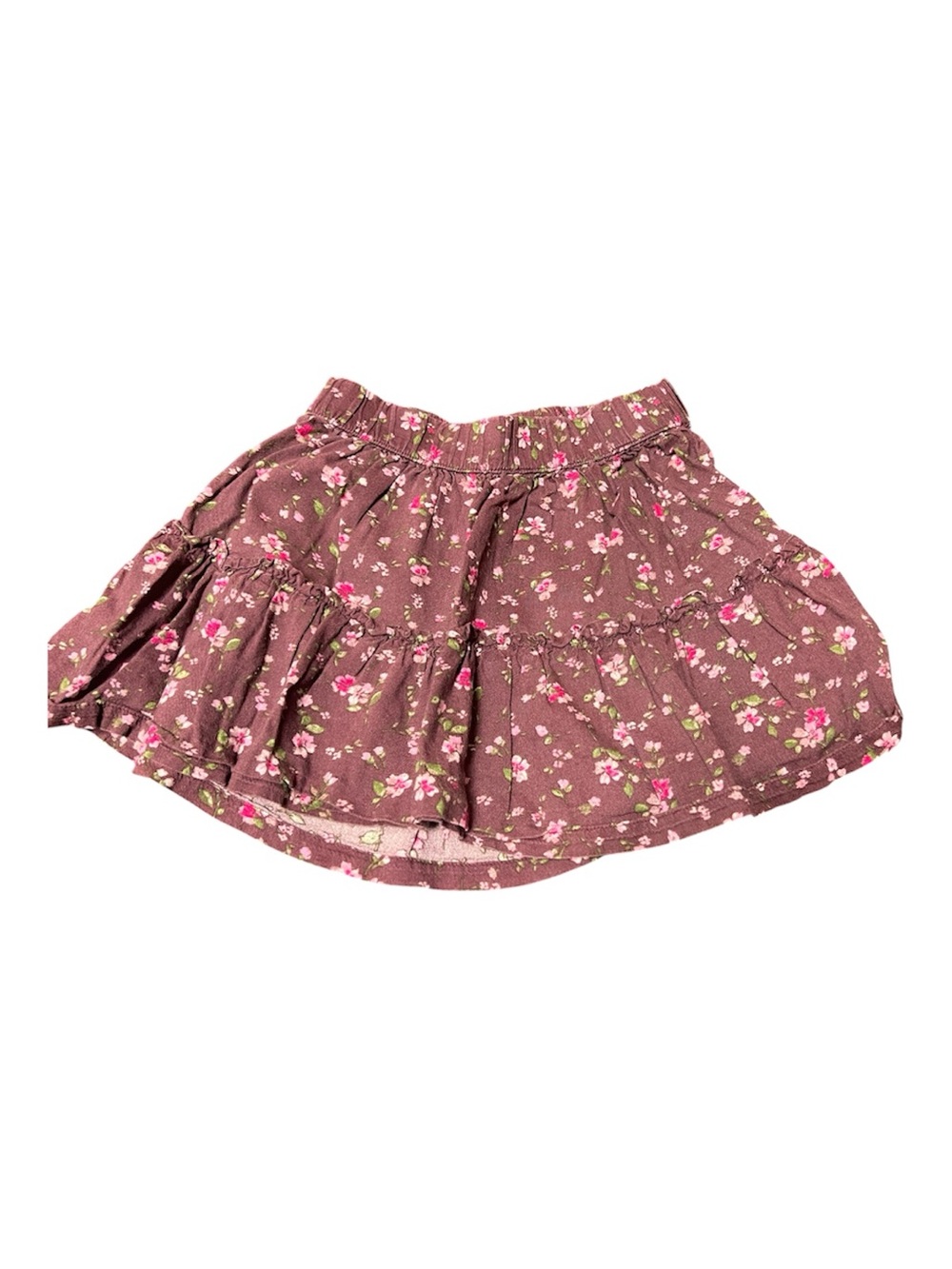GAP Girls Skirt - Size S, Maroon Floral